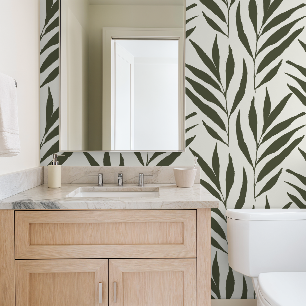 Willow Leaves - Dark Green