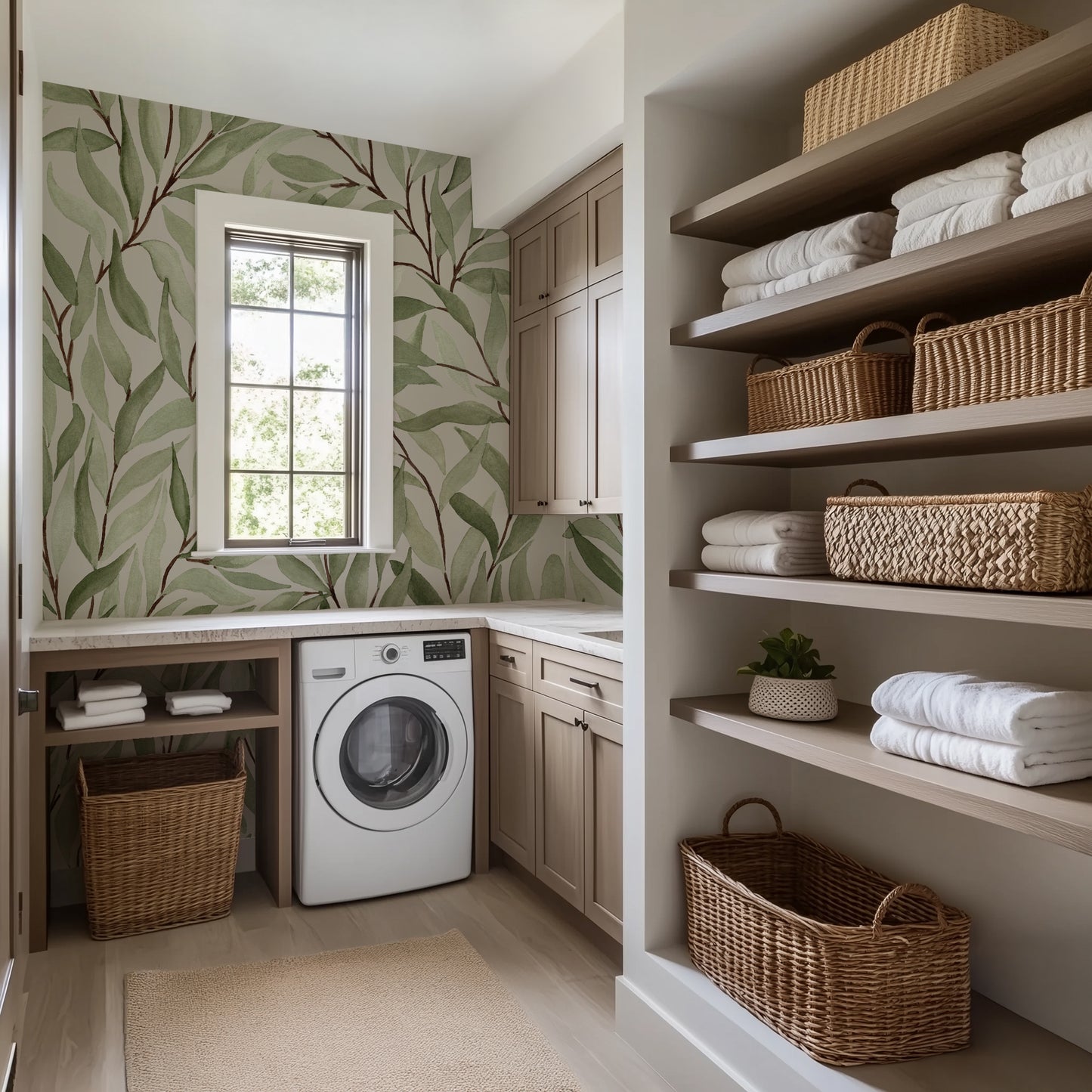 Great Willow - Beige - Large Scale