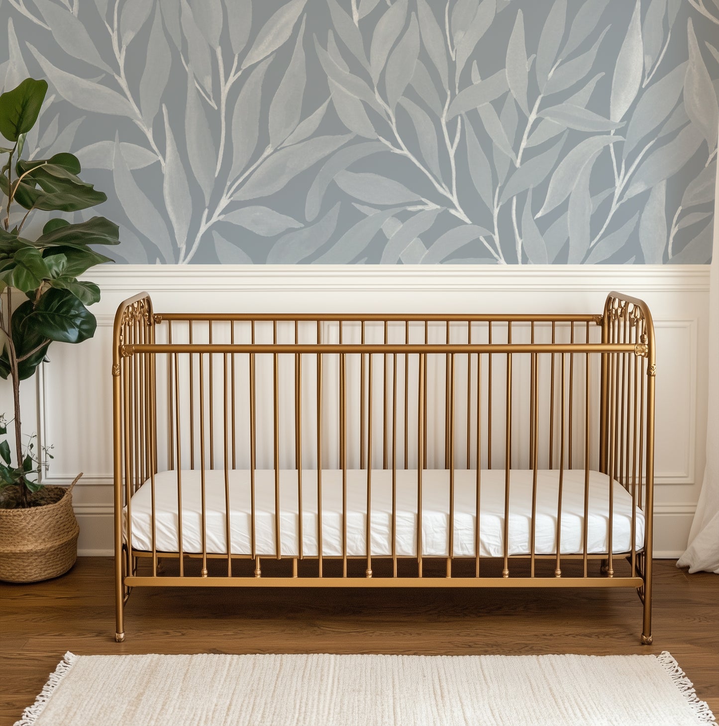 Great Willow - Silhouette - Soft Blue - Large Scale