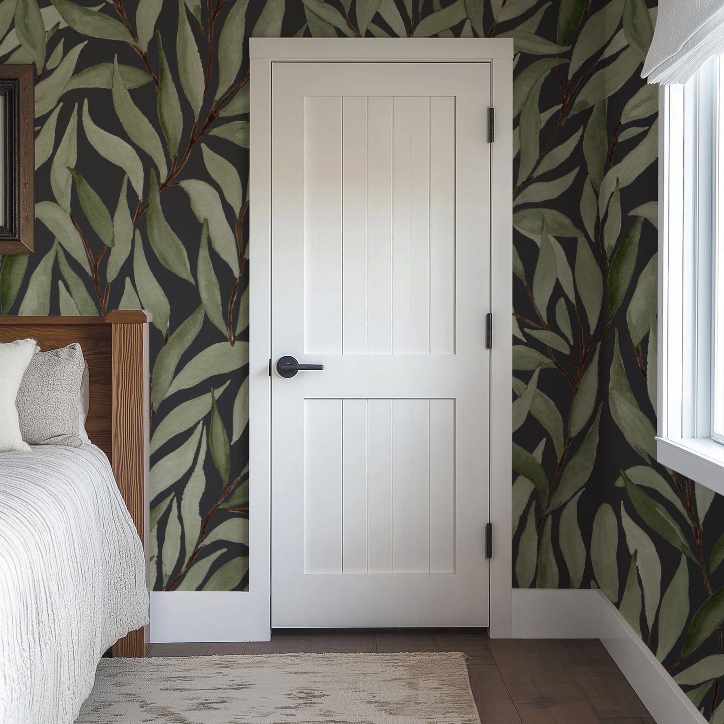 Great Willow - Charcoal Black - Large Scale