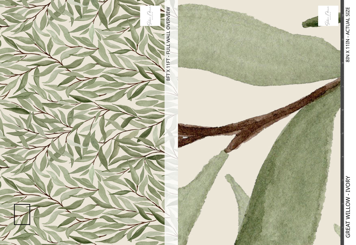 Great Willow - Ivory - Large Scale