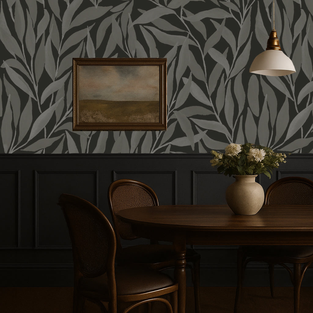 Great Willow - Silhouette - Moss Brown - Large Scale