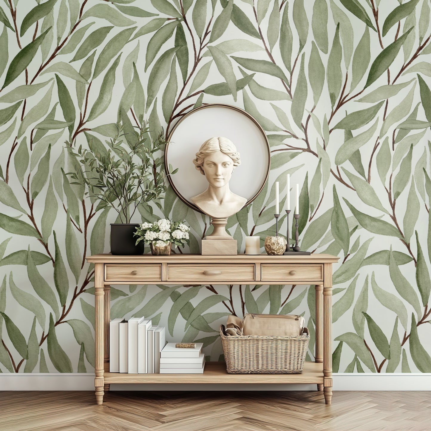 Great Willow - Off White - Large Scale
