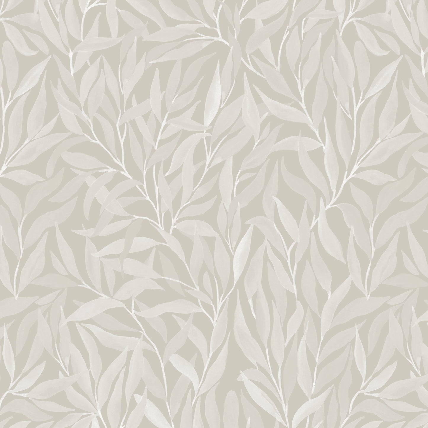 Great Willow - Silhouette - Beige - Large Scale