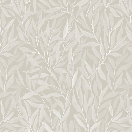 Great Willow - Silhouette - Beige - Large Scale