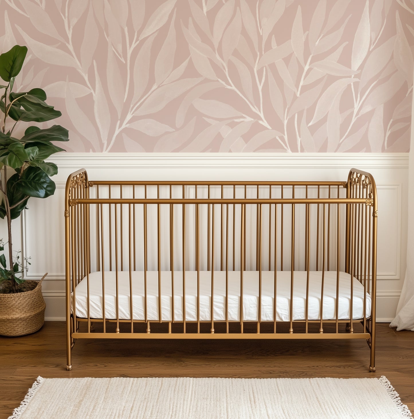Great Willow - Silhouette - Light Pink - Large Scale