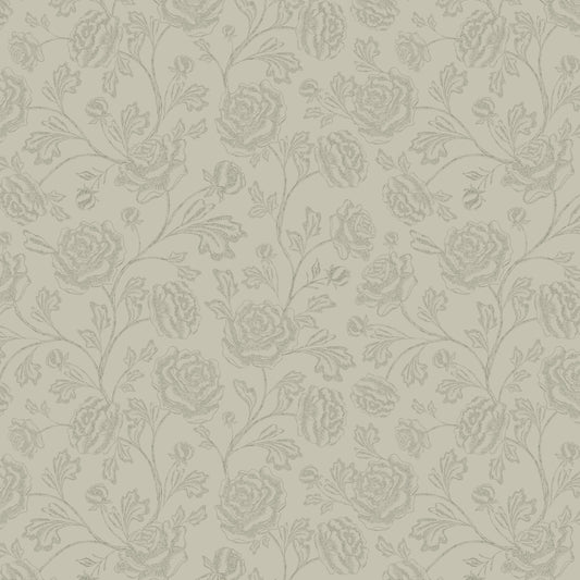 Magdalene Roses - Toile - Beige - Large Scale