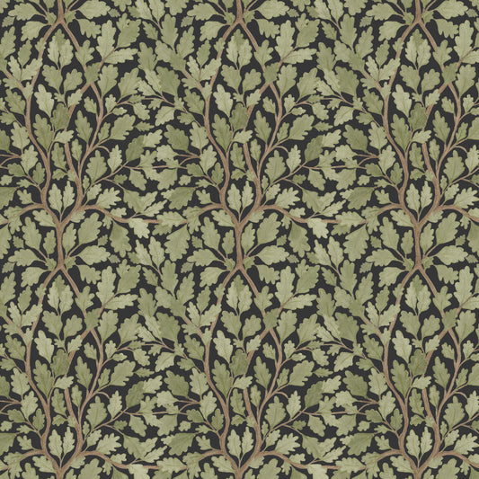 Oaks of Avalon - Charcoal Black - Large Scale