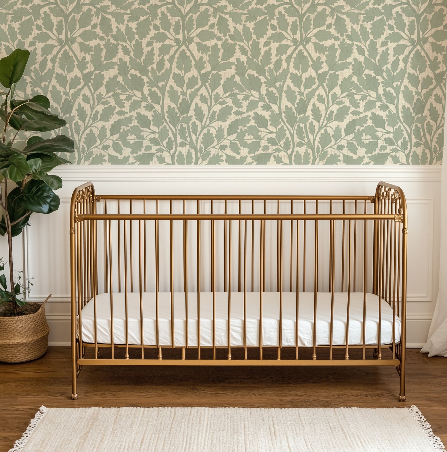 Oaks of Avalon - Silhouette - Texture - Green Creme