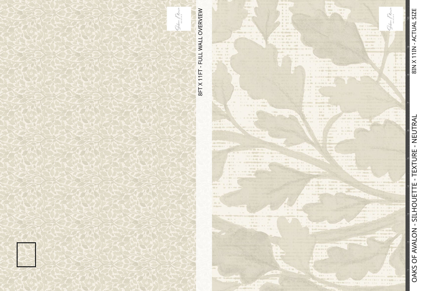 Oaks of Avalon - Silhouette - Texture - Neutral
