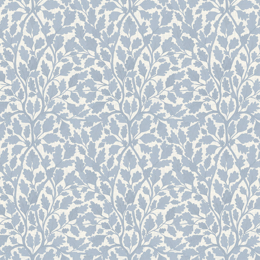 Oaks of Avalon - Silhouette - Texture - Sky Blue Off White