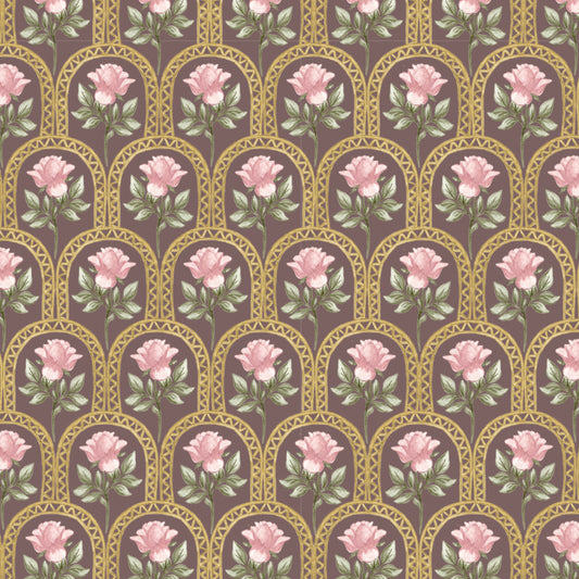 Rose Lineage - Watercolour - Burgundy