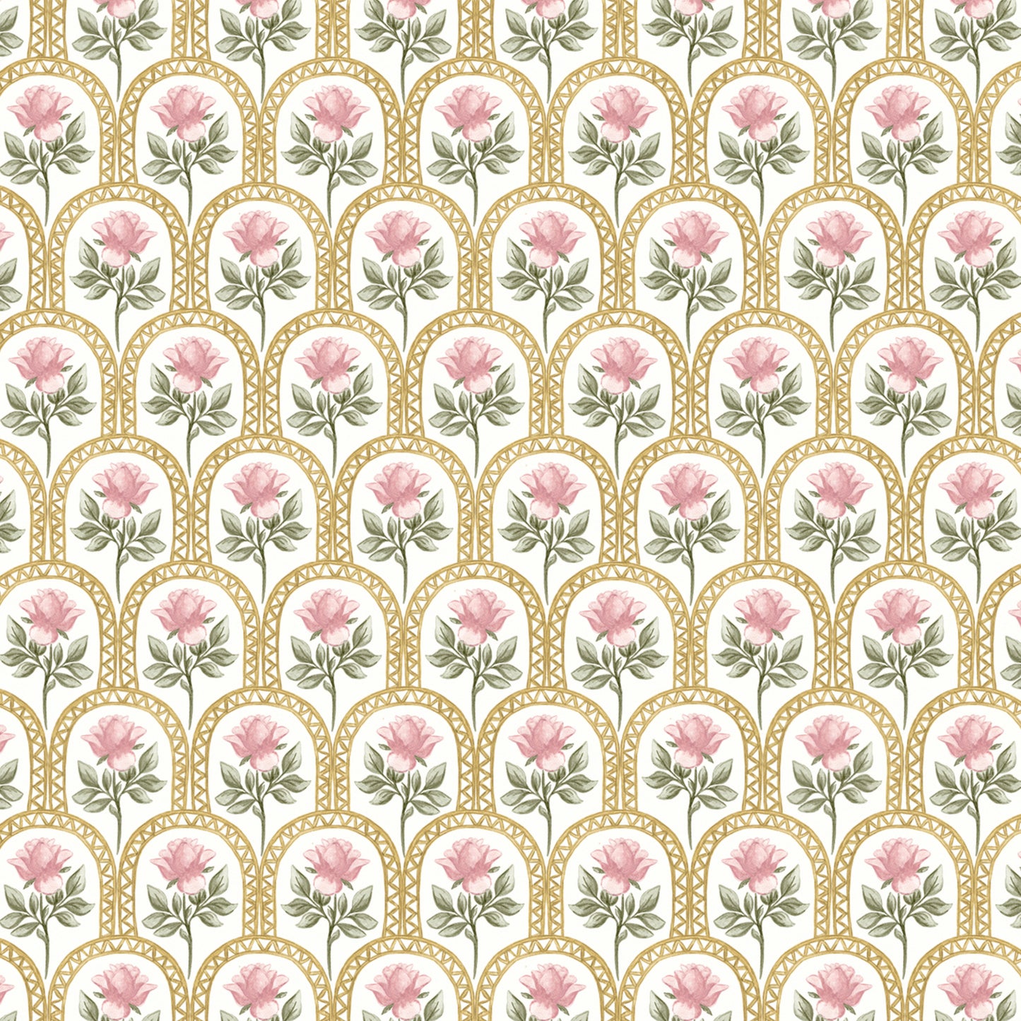 Rose Lineage - Watercolour - White