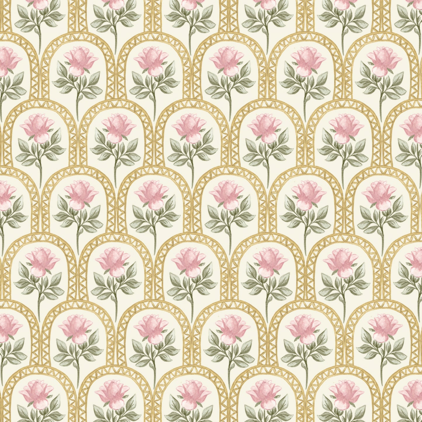 Rose Lineage - Watercolour - Ivory