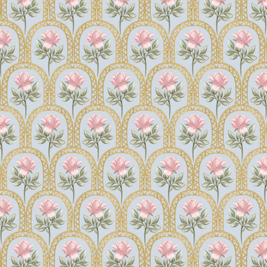 Rose Lineage - Watercolour - Light Blue