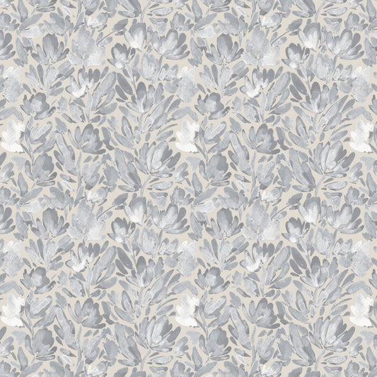 Serene Tulip Vines - Cream