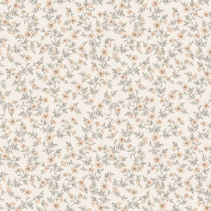 Vintage Rose Vines - Cream