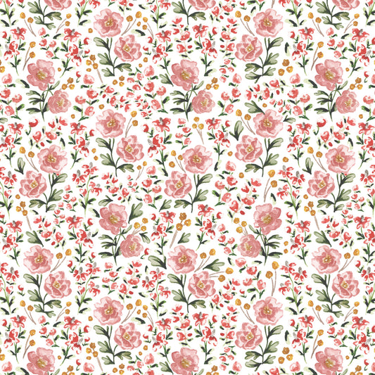 Aria Florals - White
