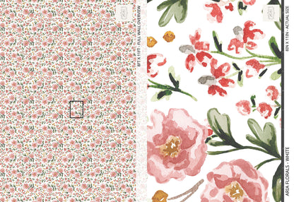 Aria Florals - White