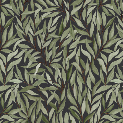Great Willow - Charcoal Black - Large Scale
