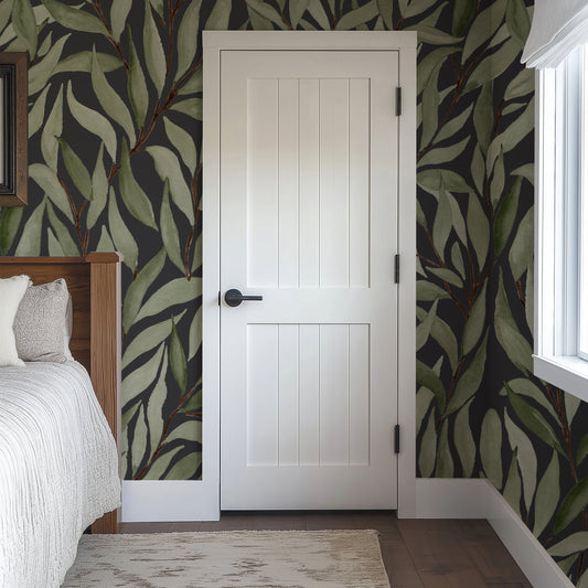 Great Willow - Charcoal Black - Large Scale
