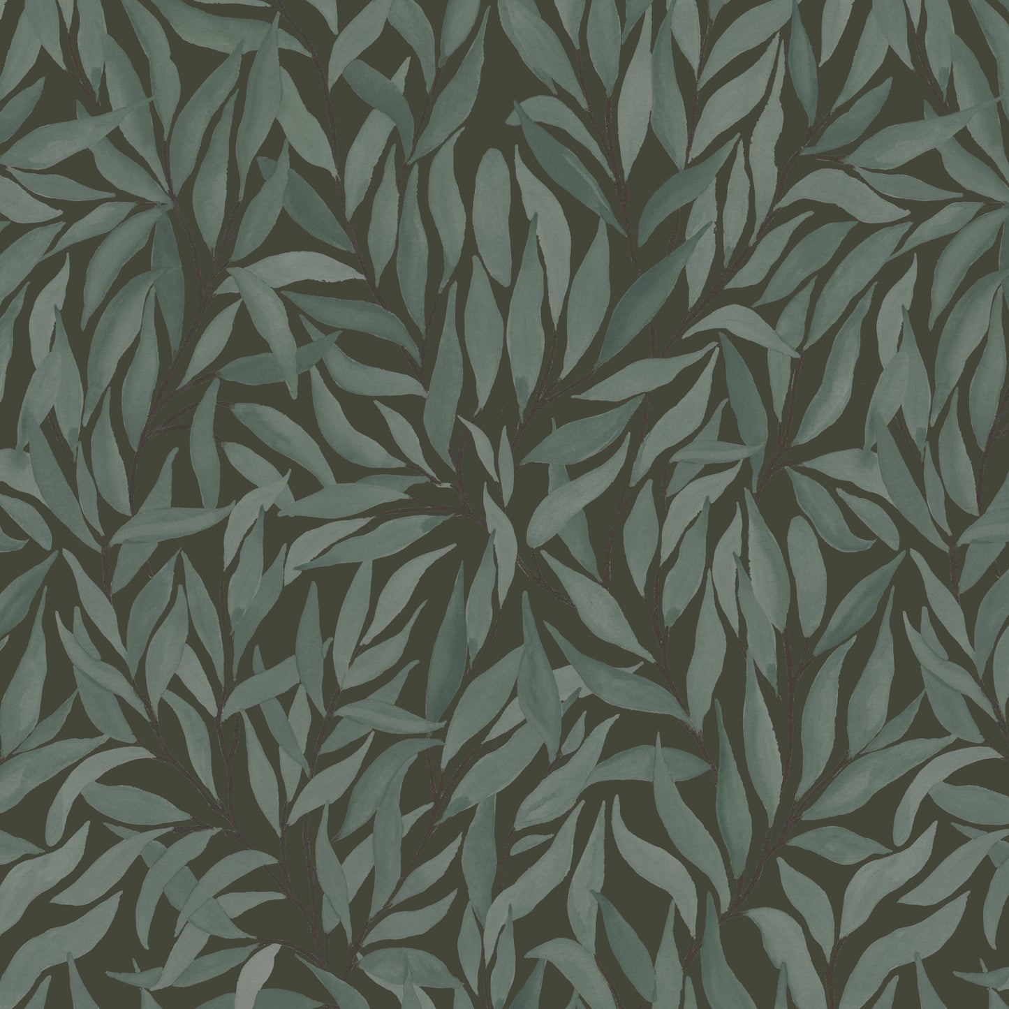 Great Willow - Silhouette - Blue Brown