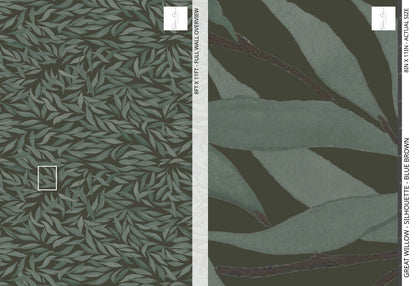 Great Willow - Silhouette - Blue Brown