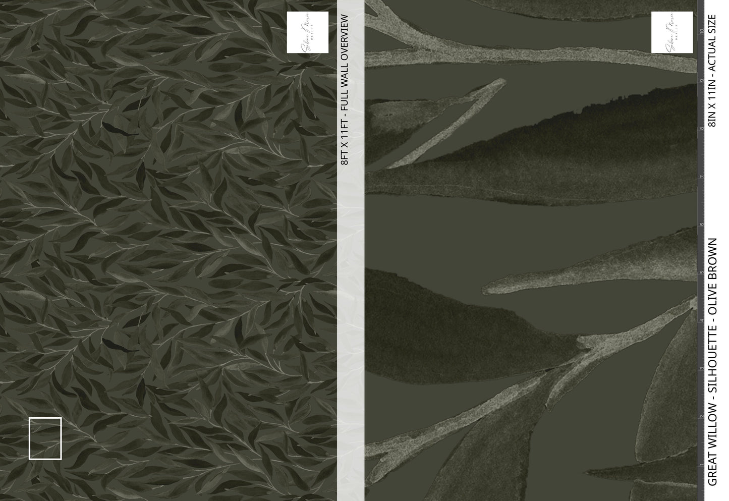 Great Willow - Silhouette - Olive Brown