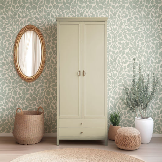 Oaks of Avalon - Silhouette - Texture - Green Creme