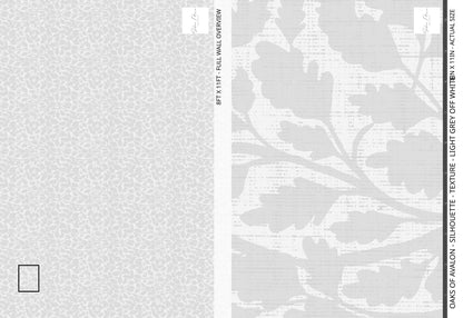 Oaks of Avalon - Silhouette - Texture - Light Grey Off White