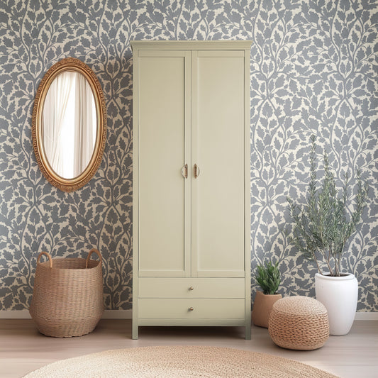 Oaks of Avalon - Silhouette - Texture - Navy Creme