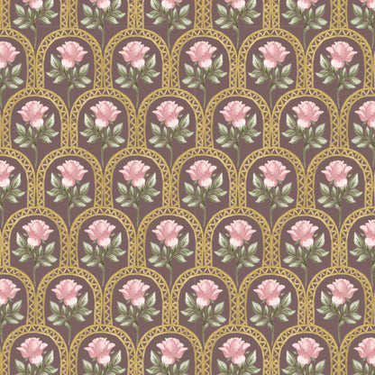 Rose Lineage - Watercolour - Burgundy