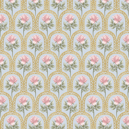 Rose Lineage - Watercolour - Light Blue
