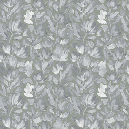 Serene Tulip Vines - Grounding Green