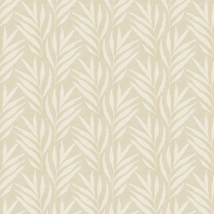 Willow Leaves - Beige - Canvas