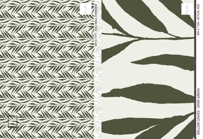Willow Leaves - Dark Green